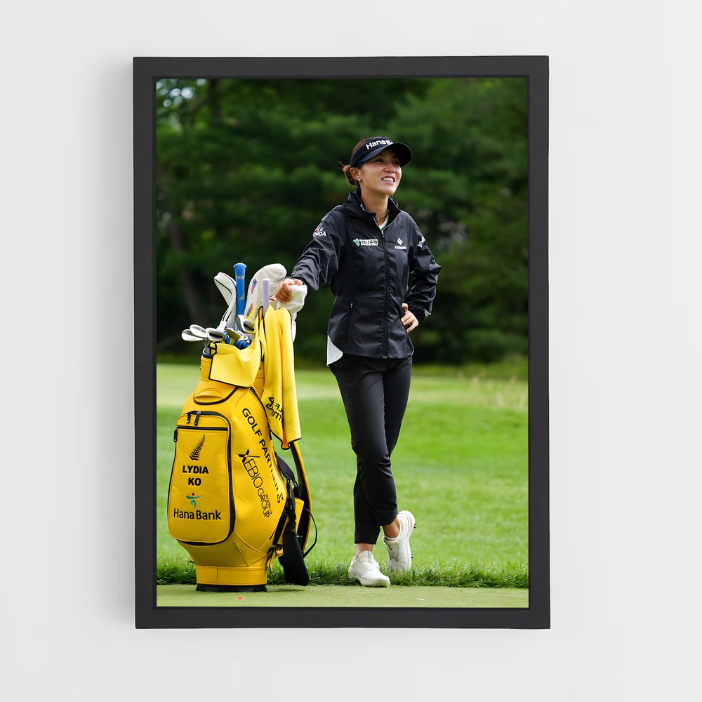 Poster Lydia Affichez – affiche Golf (vue 2)